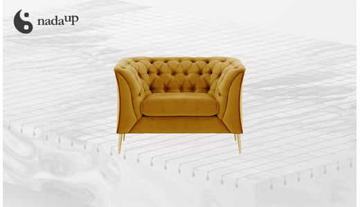 Fauteuil Chesterfield Modern en mousse de qualité médicale