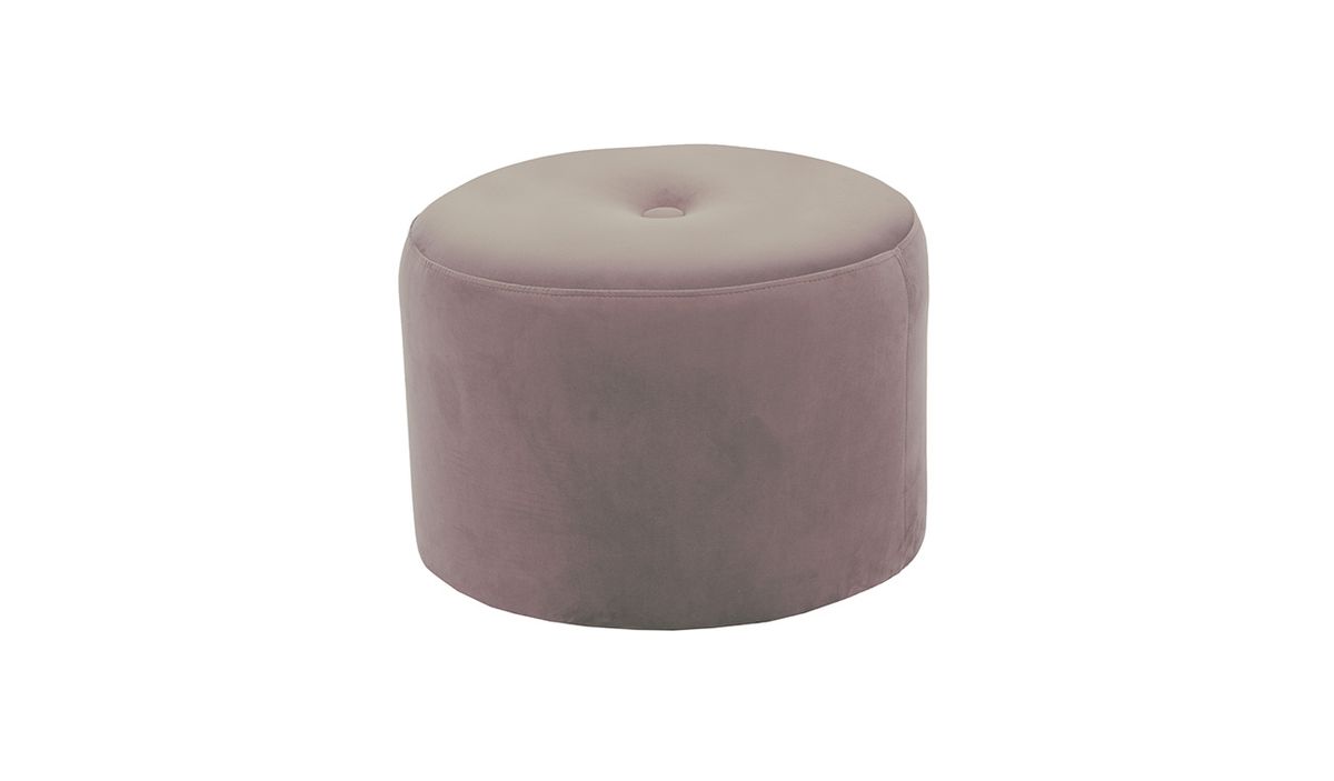 Petit pouf rond Flair - 1 bouton — vue 7