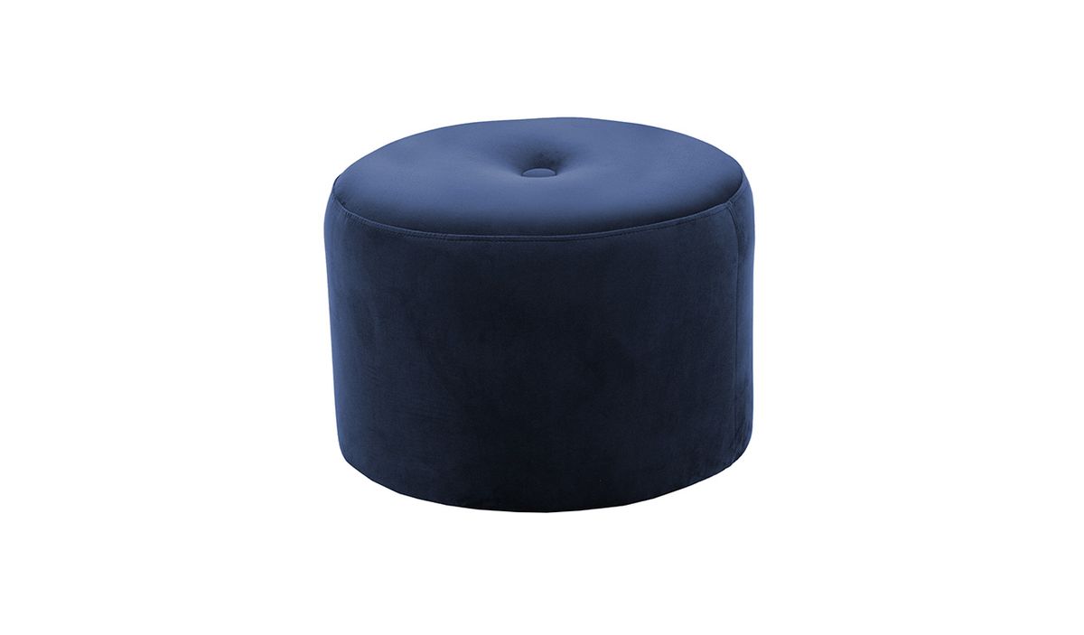 Petit pouf rond Flair - 1 bouton — vue 6