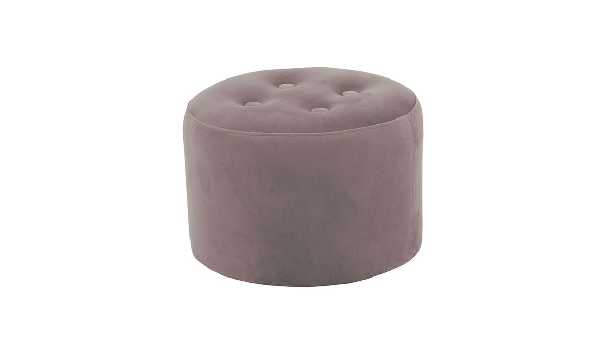 Petit pouf rond Flair - 4 boutons — vue 7