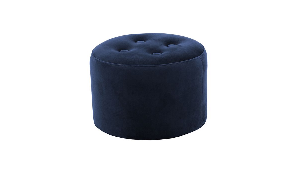 Petit pouf rond Flair - 4 boutons — vue 7