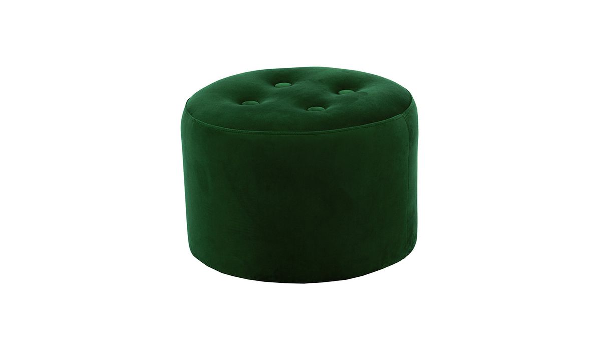 Petit pouf rond Flair - 4 boutons — vue 6