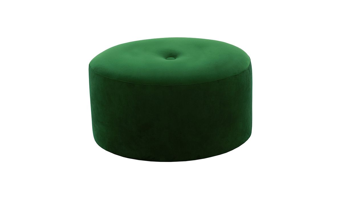 Grand pouf rond Flair - 1 bouton — vue 5