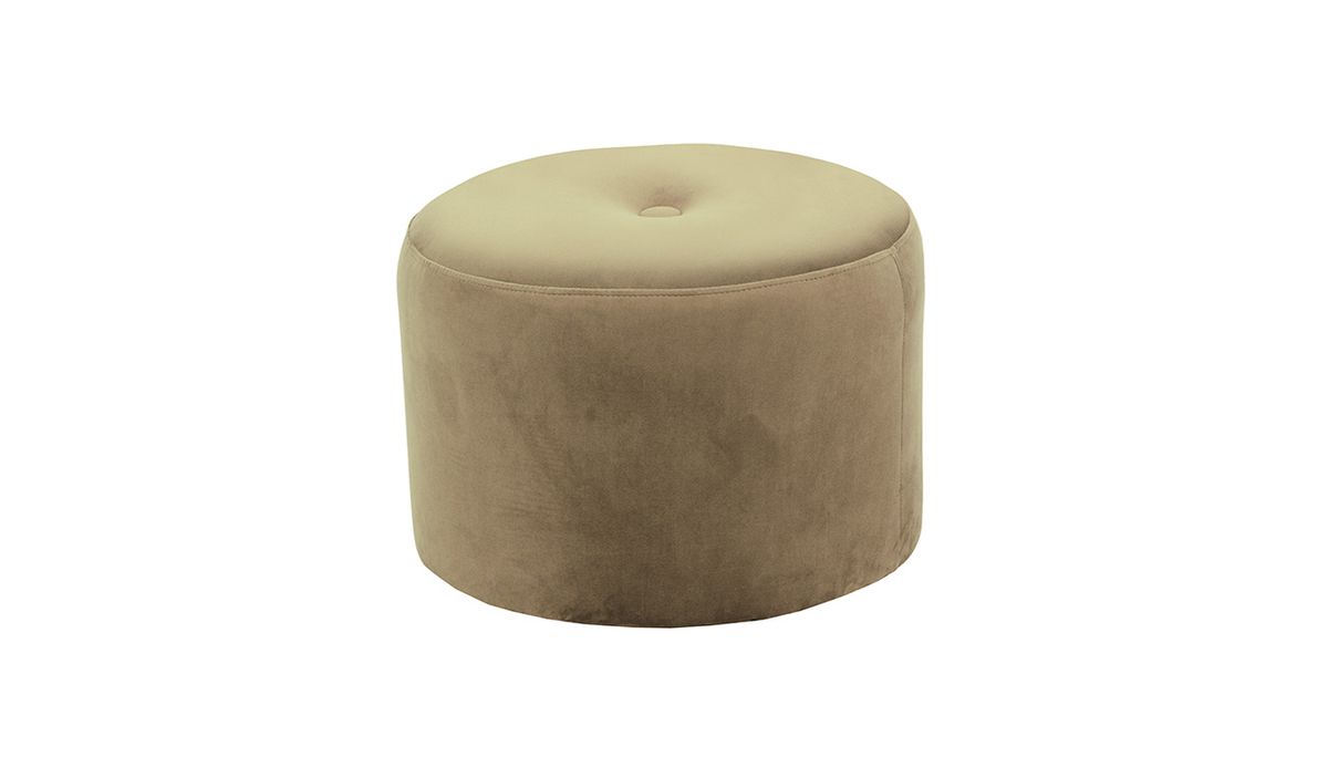 Petit pouf rond Flair - 1 bouton — vue 3