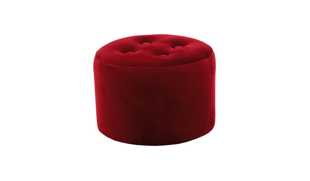 Petit pouf rond Flair - 4 boutons — vue 5
