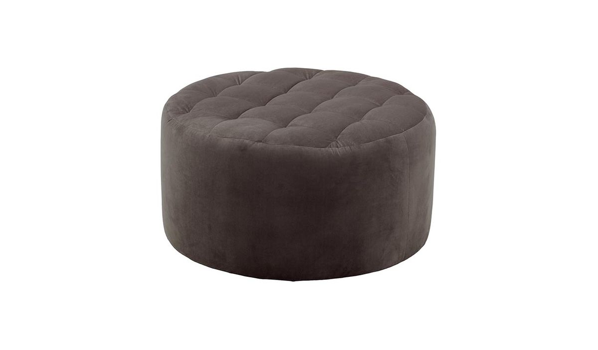 Grand pouf rond avec coutures Flair — vue 3