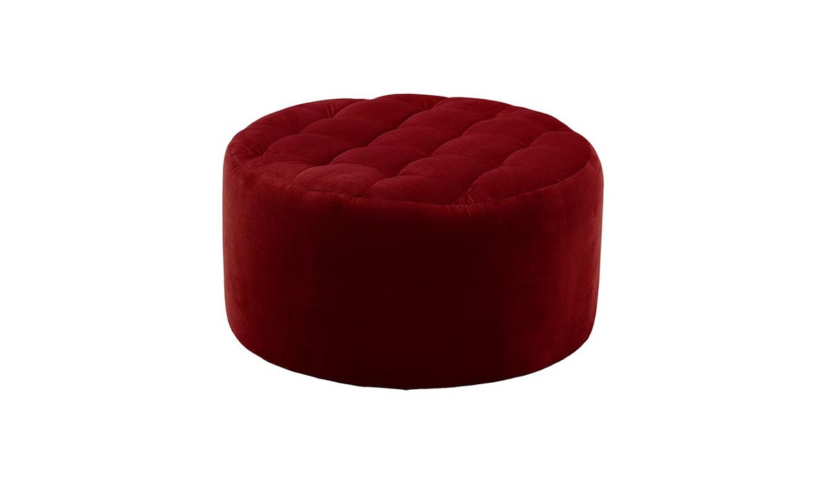 Grand pouf rond avec coutures Flair — vue 4
