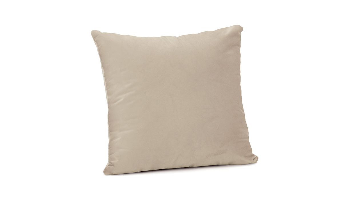 Coussin en velours 45x45 cm, beige clair - Velluto 2