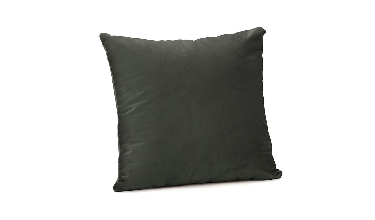 Coussin en velours 45x45 cm, graphite - Velluto 19