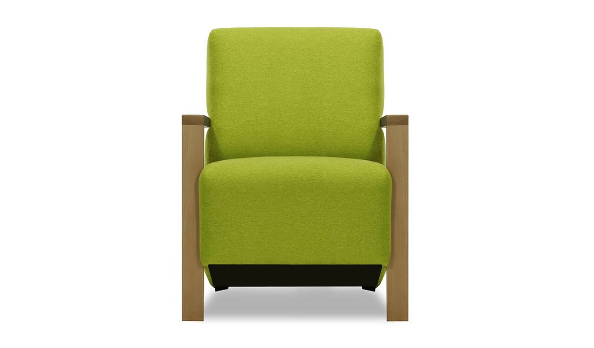 Fauteuil Agon, vert citron - Baku 7