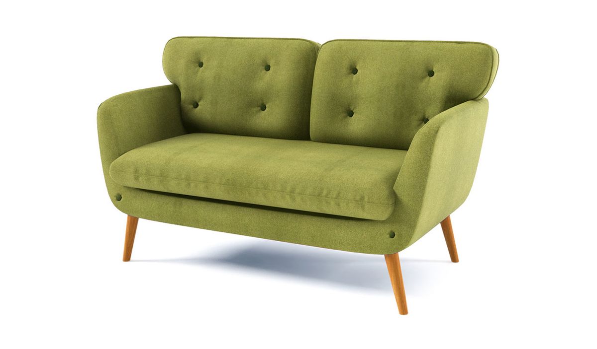 Canapé deux places Rea, vert citron - Ibiza 10