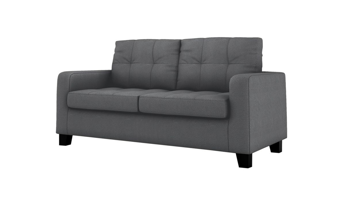 Canapé deux places Gloss, gris - Casco anthrazit