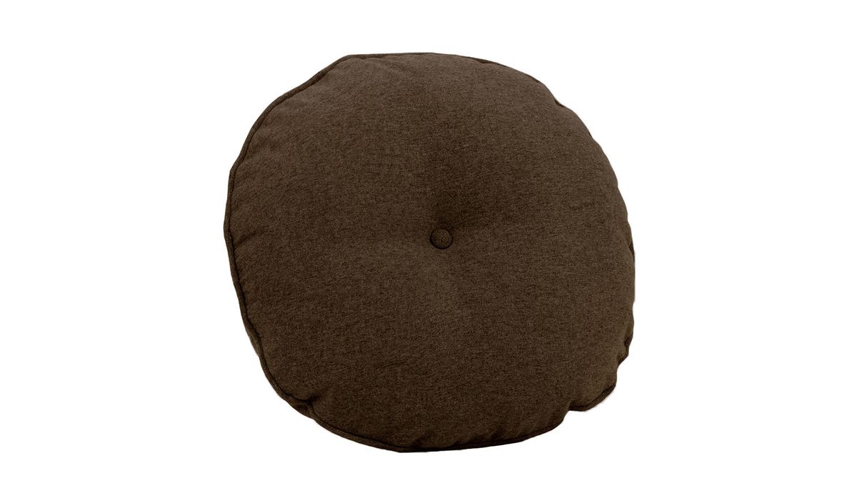 Coussin rond avec bouton. — vue 3