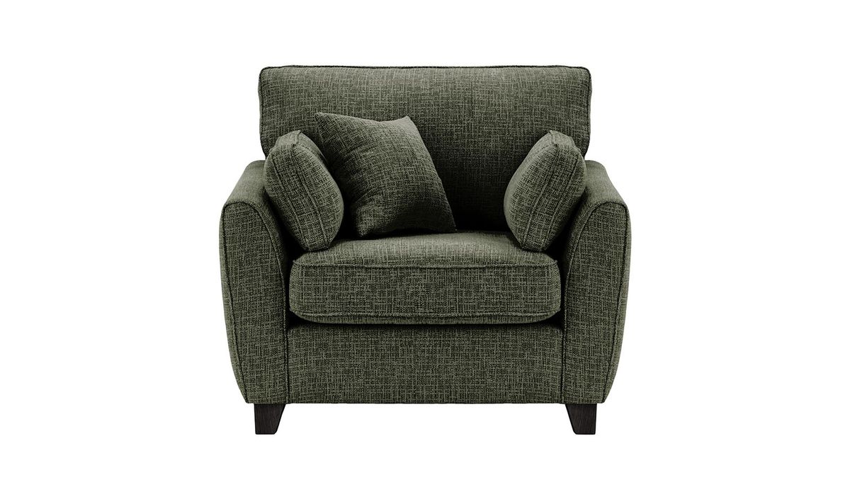Fauteuil James, Vitolini 097-1714 - Gris, Couleur des pieds: Noir