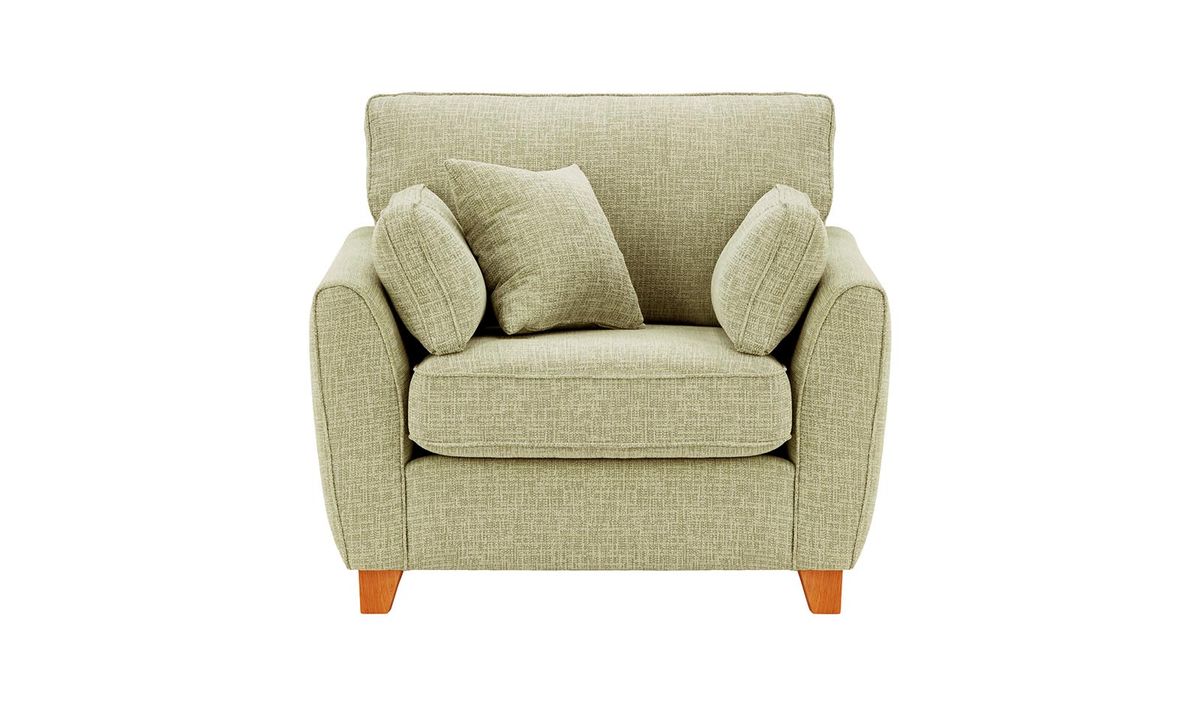 Fauteuil James, Vitolini 337-0708 - Vison, Couleur des pieds: aveo
