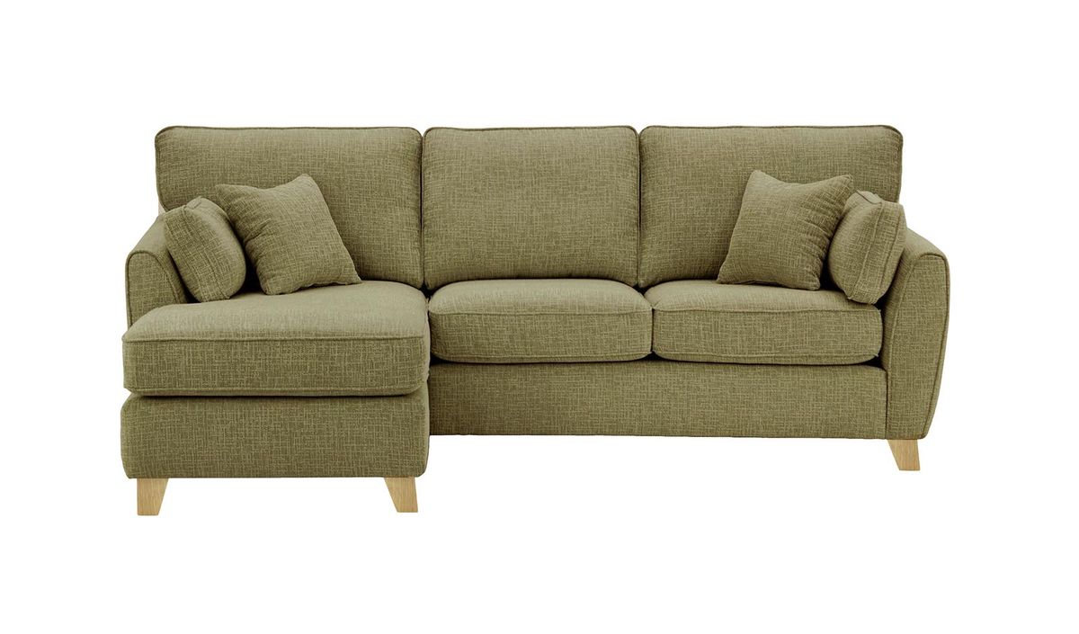Canapé d’angle gauche James, Vitolini 256-0624 - Marron Clair