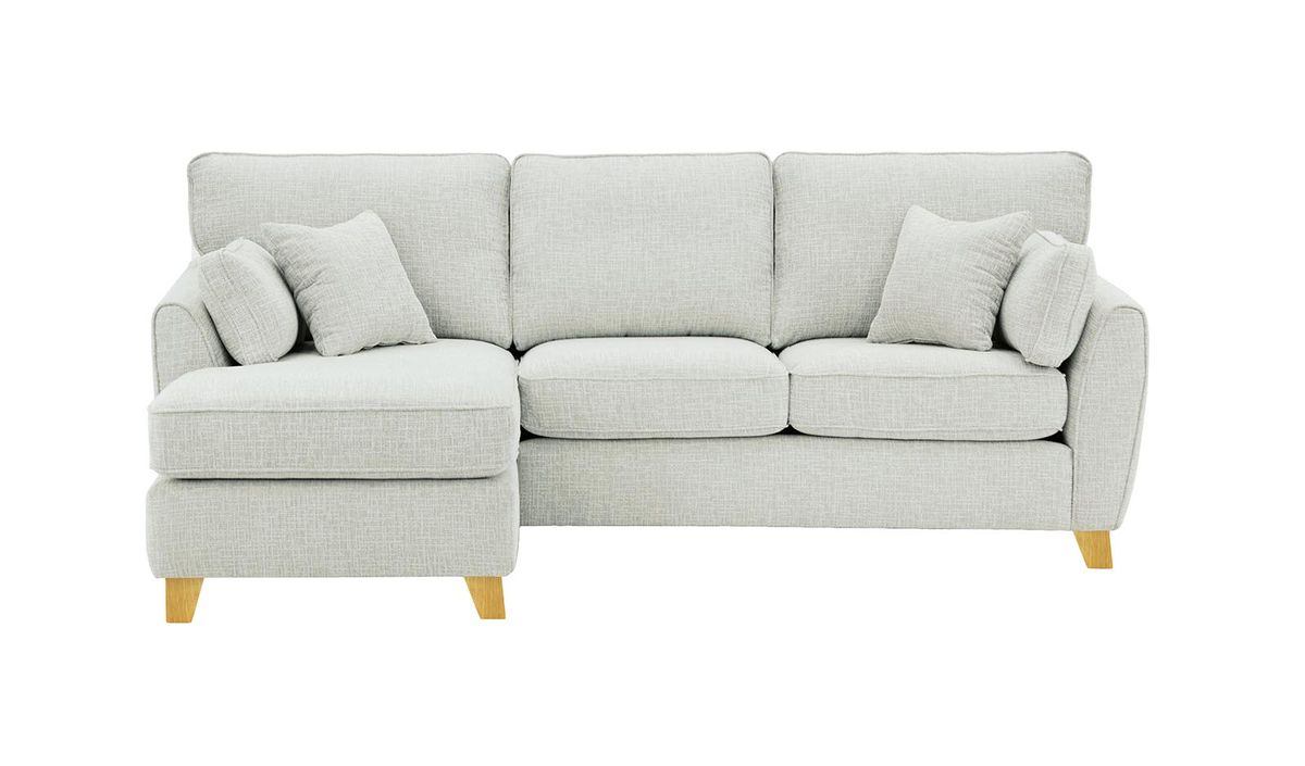Canapé d’angle gauche James, Vitolini 361-0104 - Blanc