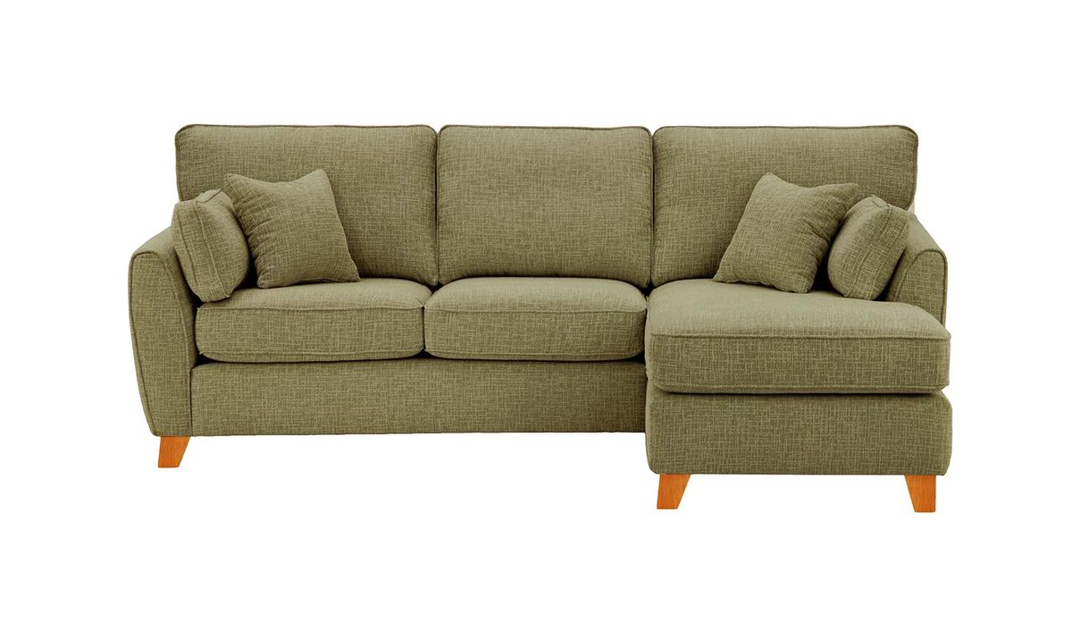 Canapé d’angle droit James, Vitolini 256-0624 - Marron Clair