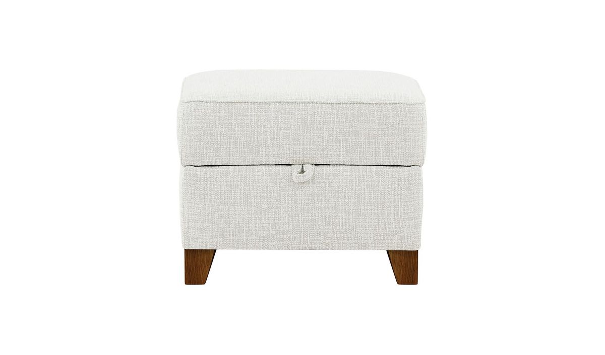 Pouf avec rangement James, Vitolini 361-0104 - Blanc