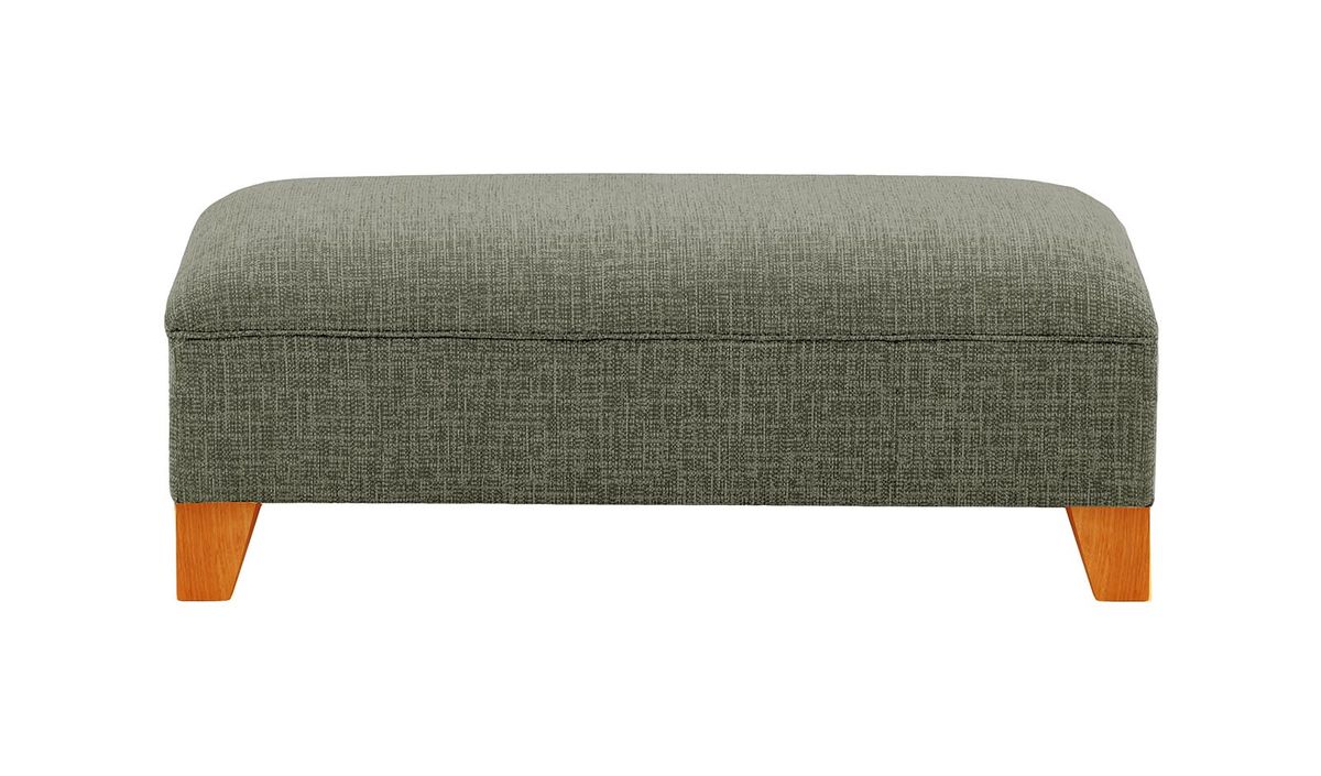 Pouf James, Vitolini 097-1714 - Gris, Couleur des pieds: aveo