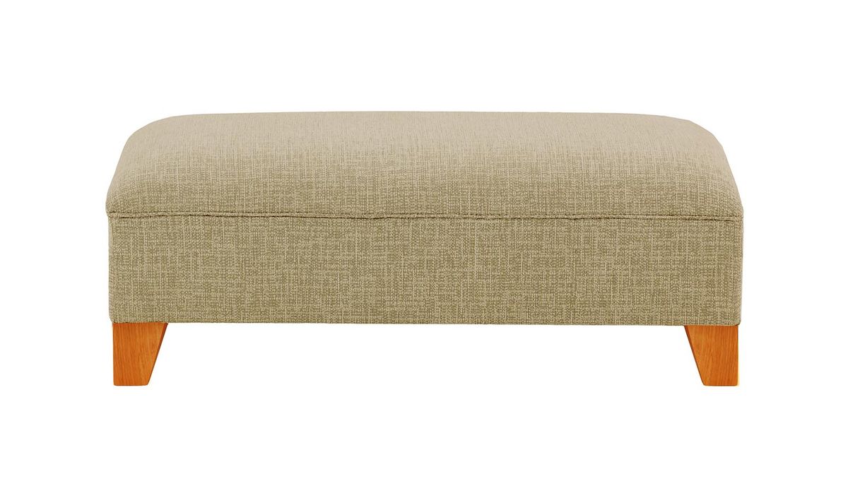 Pouf James, Vitolini 256-0624 - Marron Clair, Couleur des pieds: aveo
