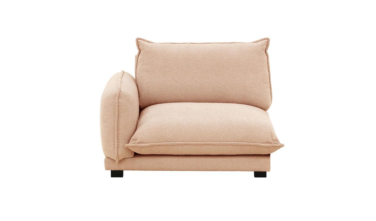 Bali- Module extrémité gauche 1,5 places, Baloo 2072 - rose