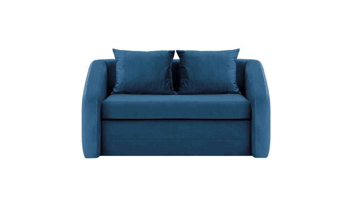 Alma – canapé convertible deux places, bleu - Velluto 11