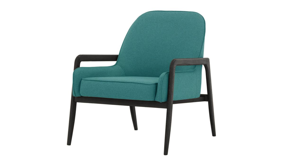Fauteuil Turin, Malmo 85, Couleur des pieds: Noir