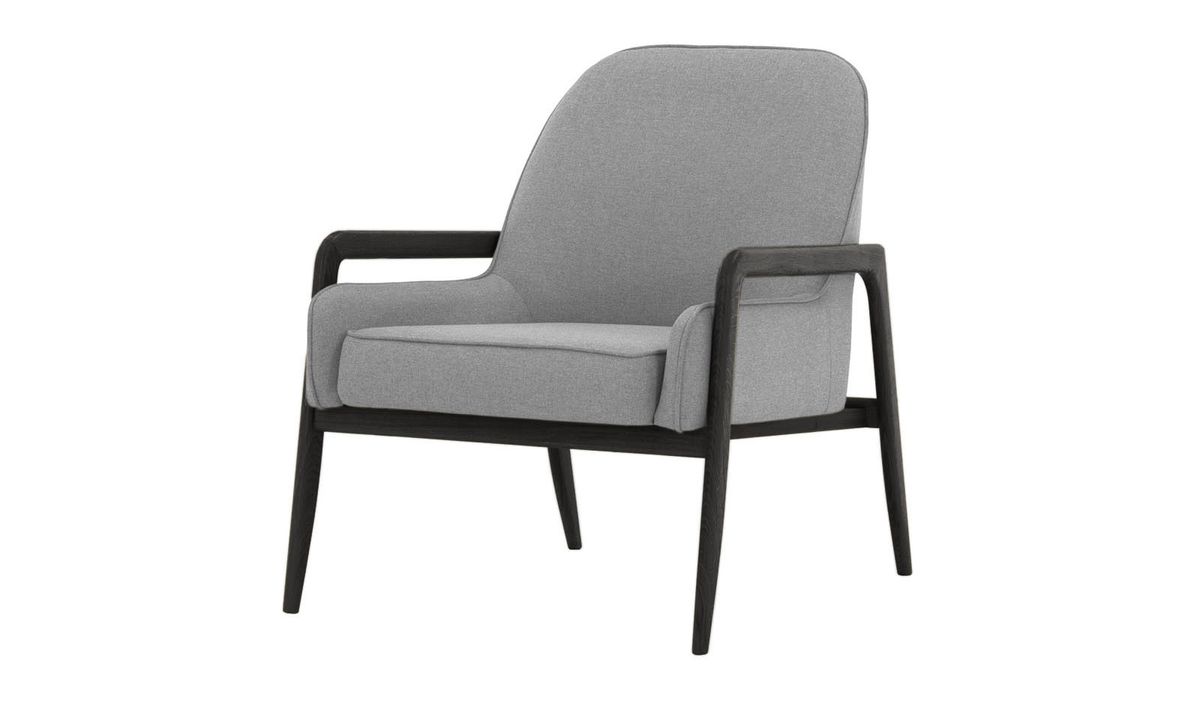Fauteuil Turin, Malmo 90, Couleur des pieds: Noir