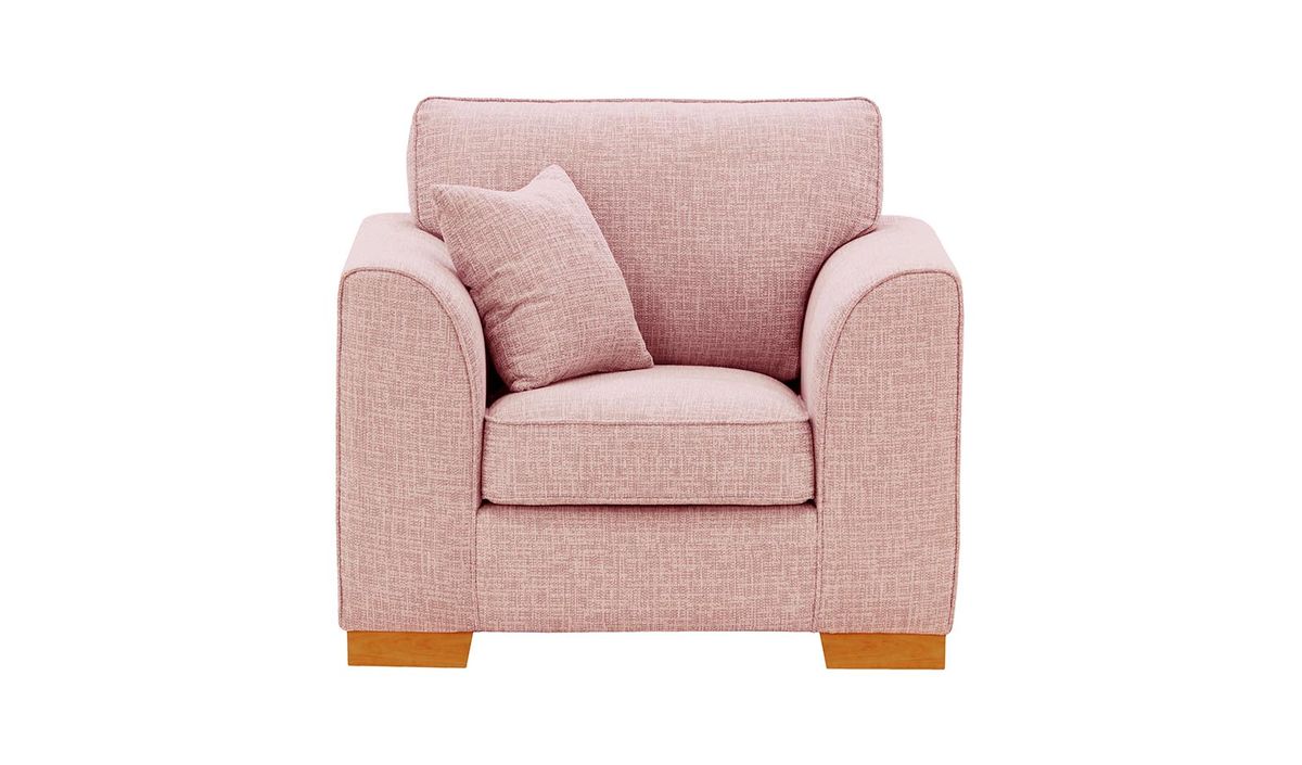 Fauteuil Avos, Vitolini 336-1036 - Rose, Couleur des pieds: aveo