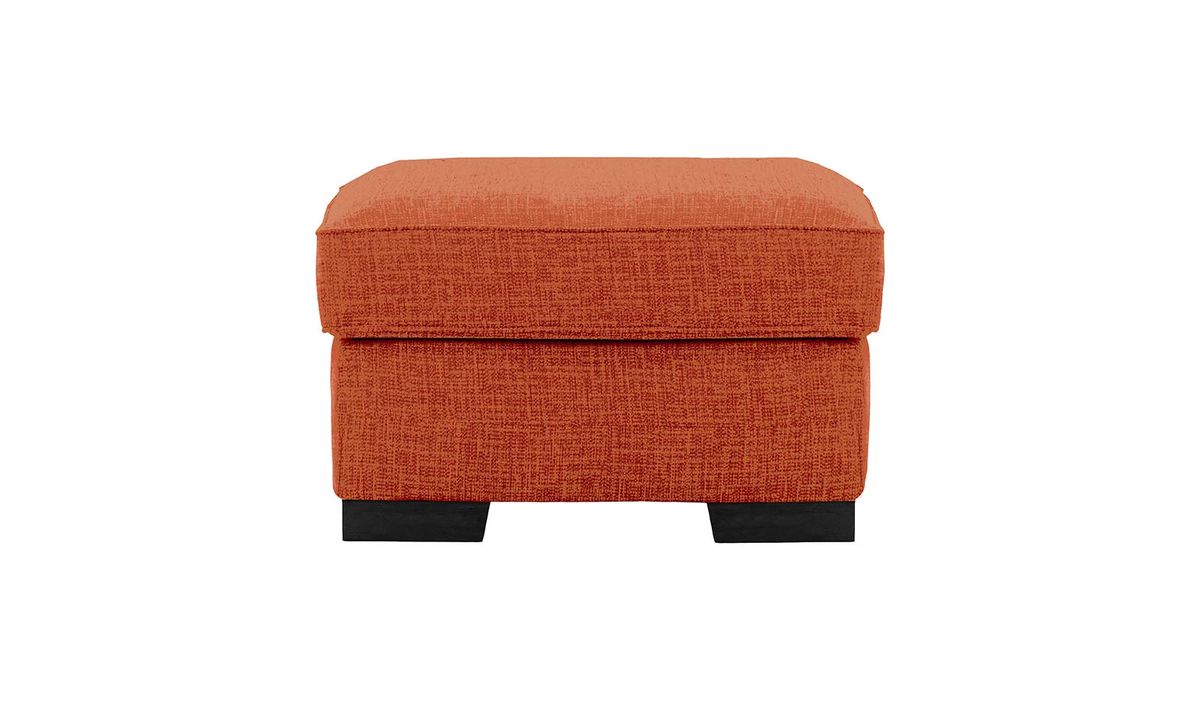 Pouf Avos, Vitolini 337-0706 - Terracota, Couleur des pieds: Noir