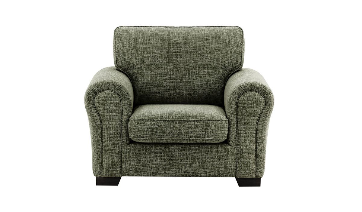Fauteuil Bonna, Vitolini 097-1714 - Gris, Couleur des pieds: Noir
