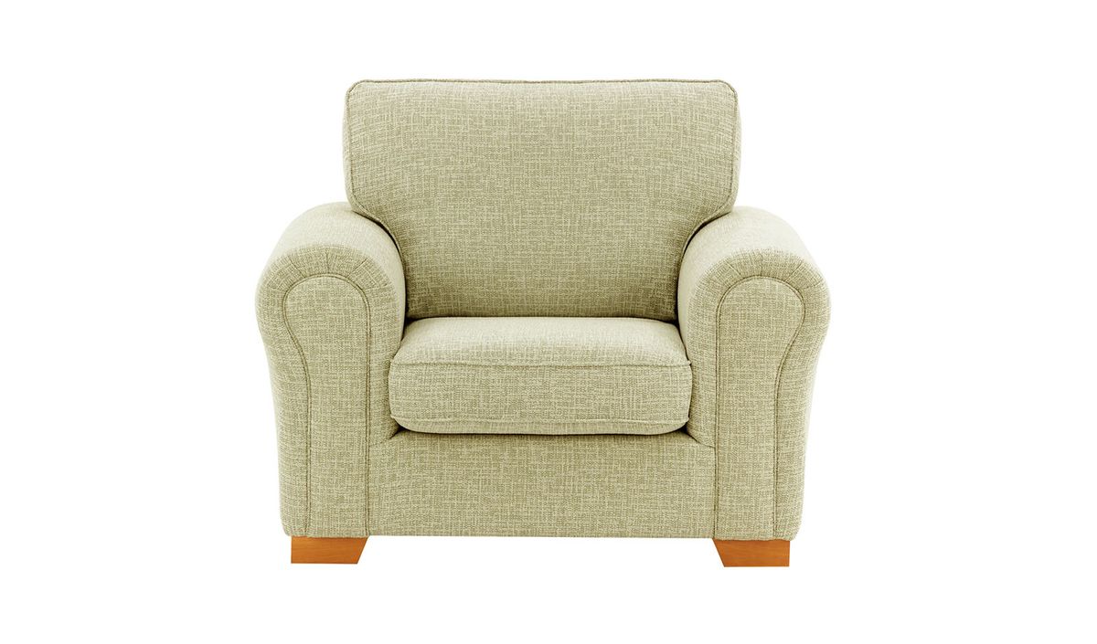 Fauteuil Bonna, Vitolini 337-0708 - Vison, Couleur des pieds: aveo