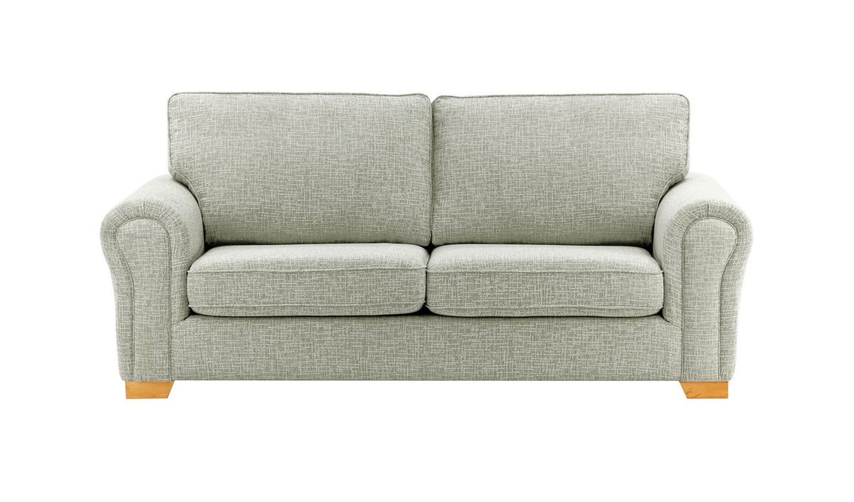 Canapé trois places Bonna, Vitolini 335-0723 - Gris Clair, Couleur des pieds: aveo