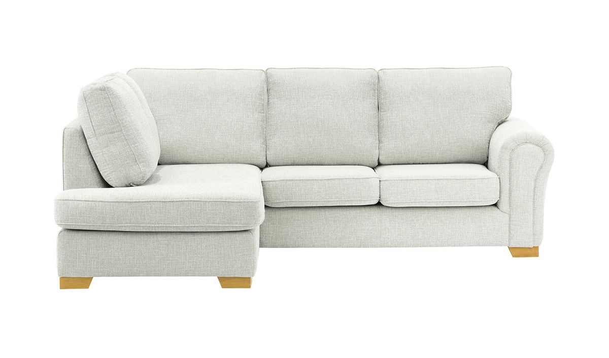 Canapé d’angle gauche Bonna, Vitolini 361-0104 - Blanc