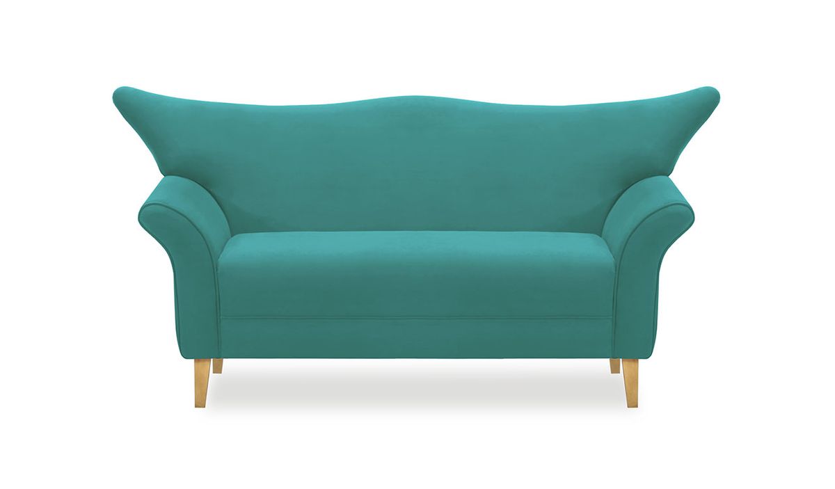 Canapé deux places Vigo, bleu ciel - Kronos 12