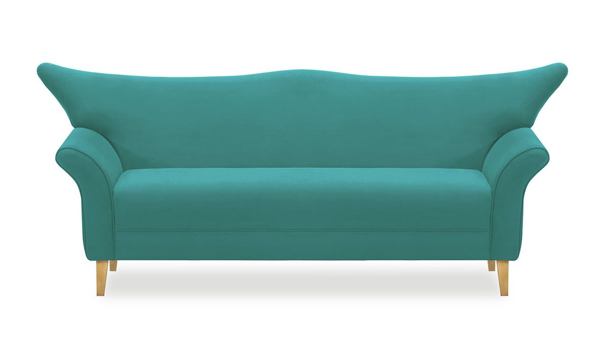 Canapé trois places Vigo, bleu ciel - Kronos 12