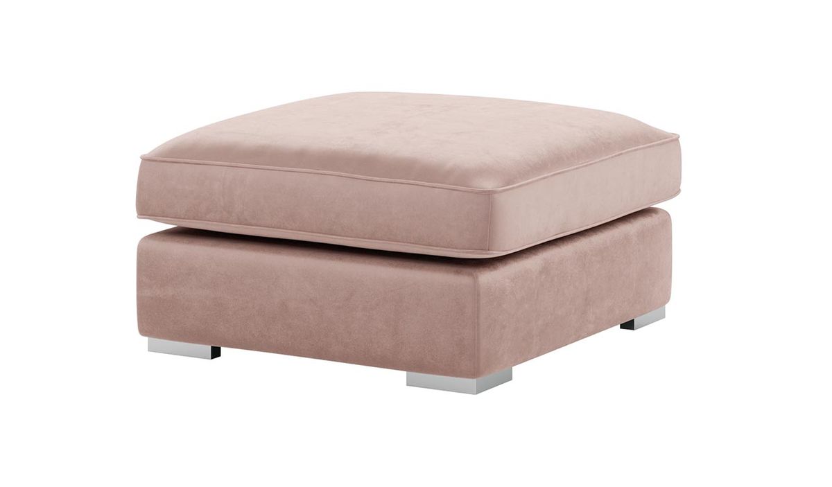 Pouf Majestic, lila/rose - Velluto 14