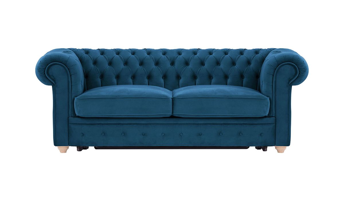 Chesterfield Max Borneo – Canapé trois places convertible avec sommier