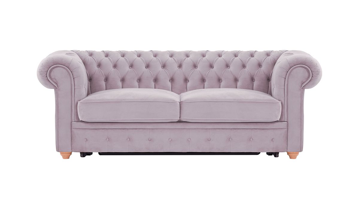 Chesterfield Max Borneo – Canapé trois places convertible avec sommier