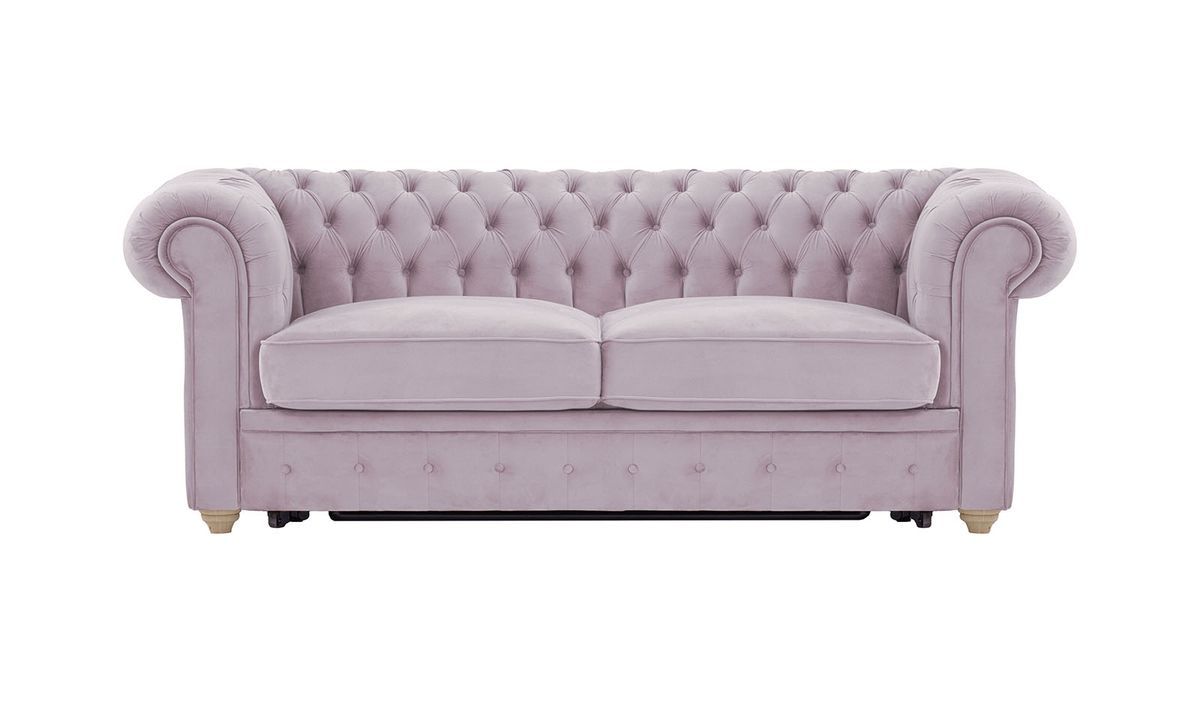 Chesterfield Max Borneo – Canapé trois places convertible avec sommier