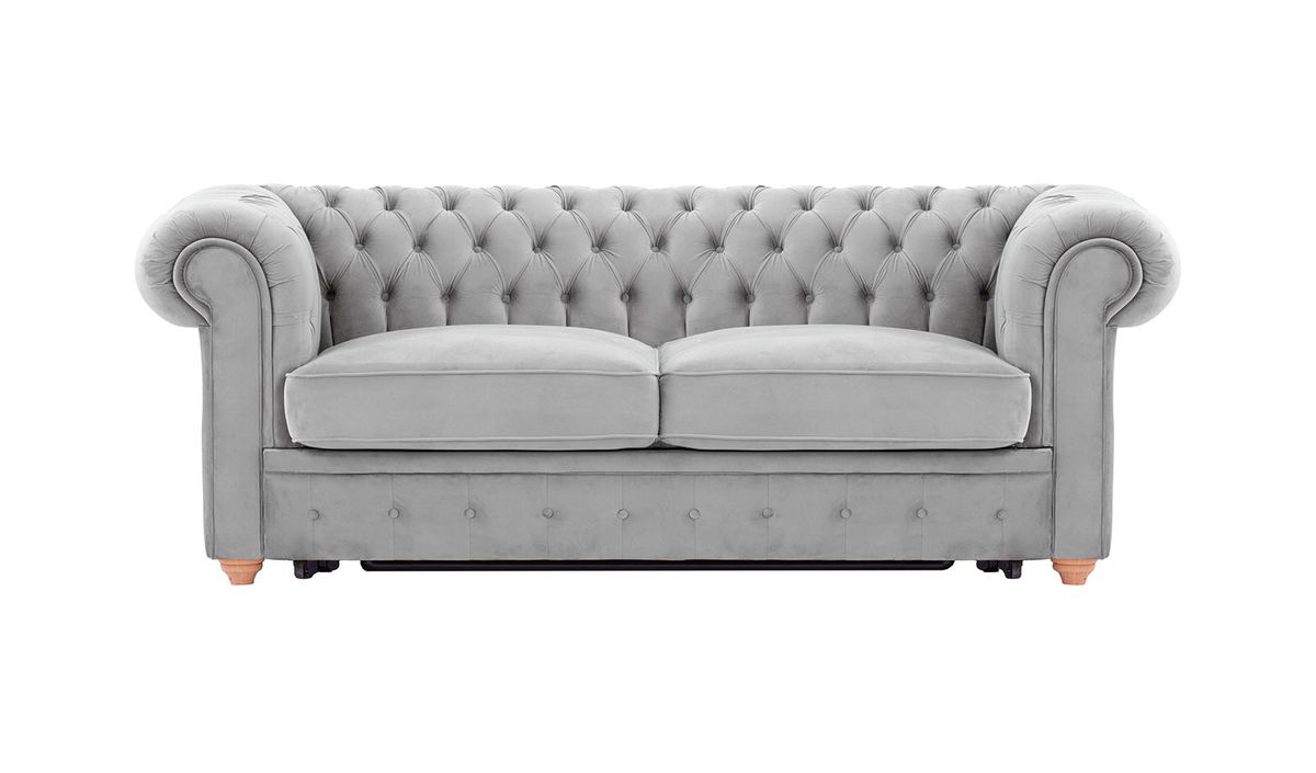 Chesterfield Max Borneo – Canapé trois places convertible avec sommier