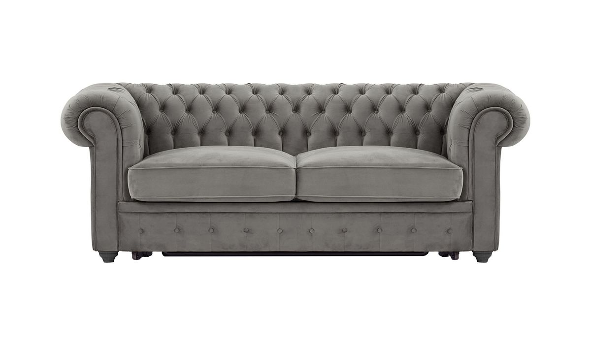 Chesterfield Max Borneo – Canapé trois places convertible avec sommier