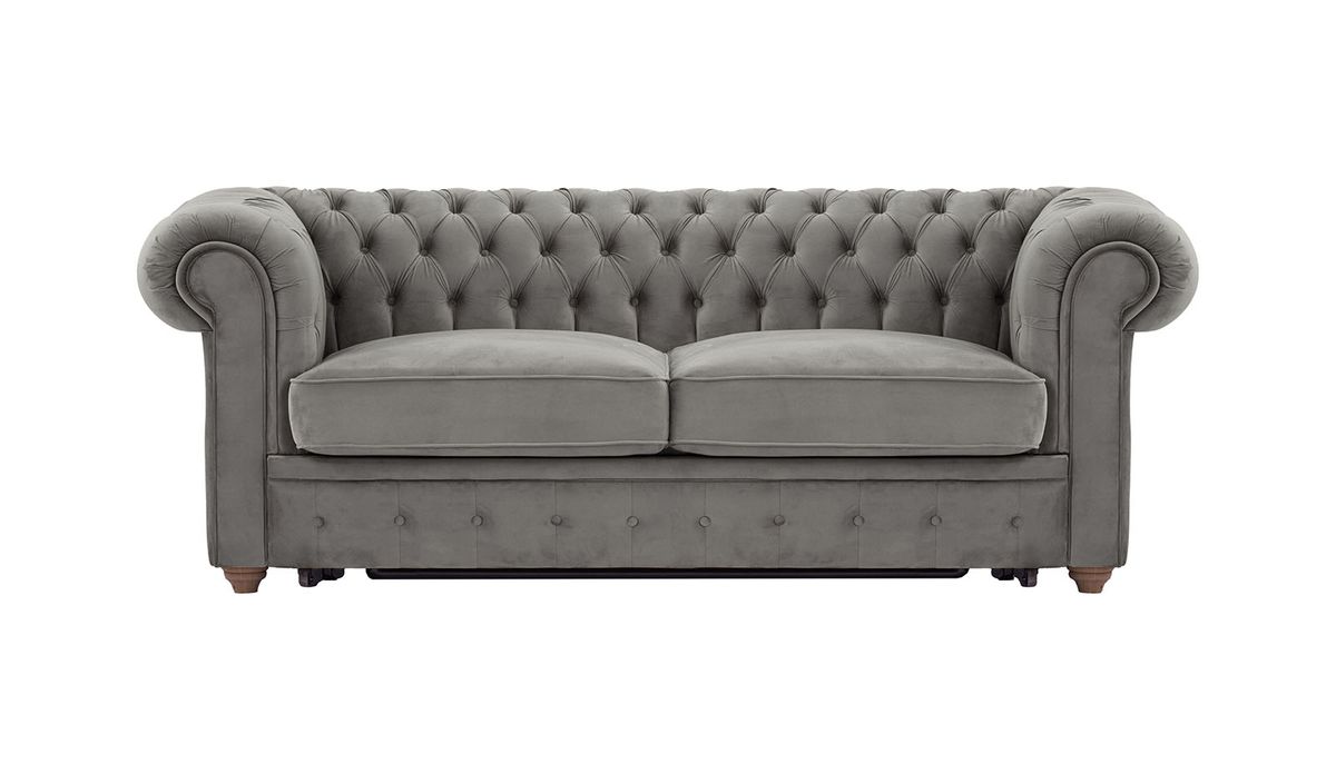 Chesterfield Max Borneo – Canapé trois places convertible avec sommier