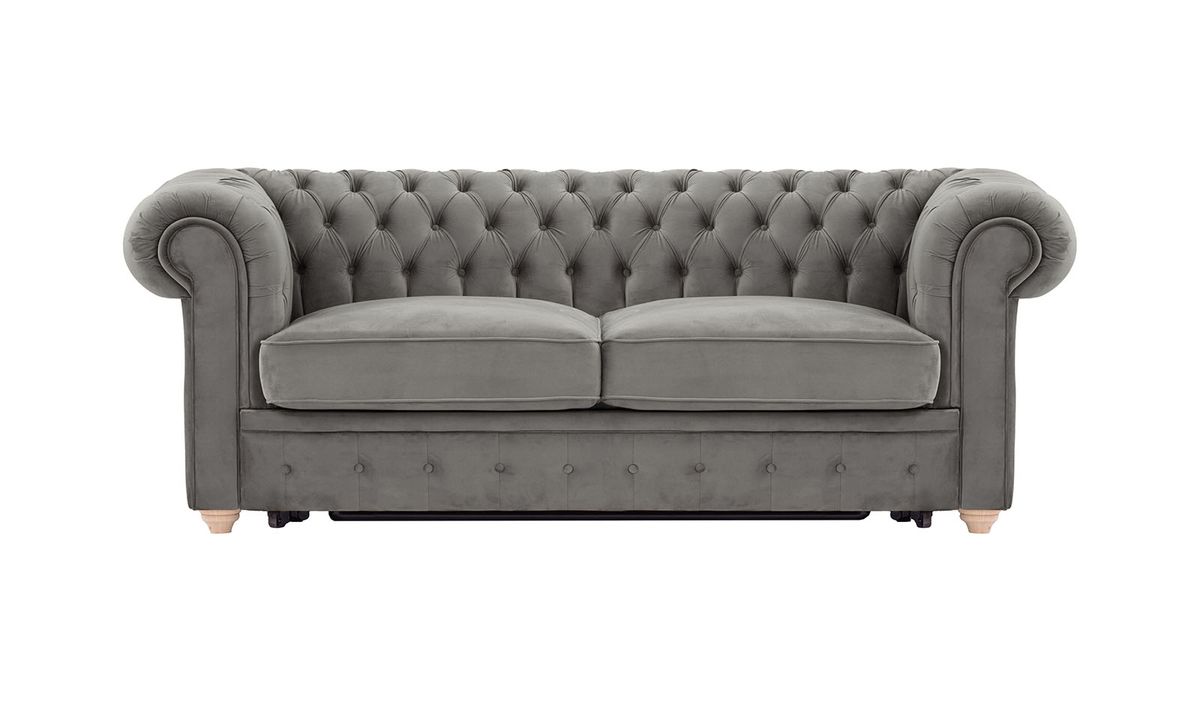 Chesterfield Max Borneo – Canapé trois places convertible avec sommier