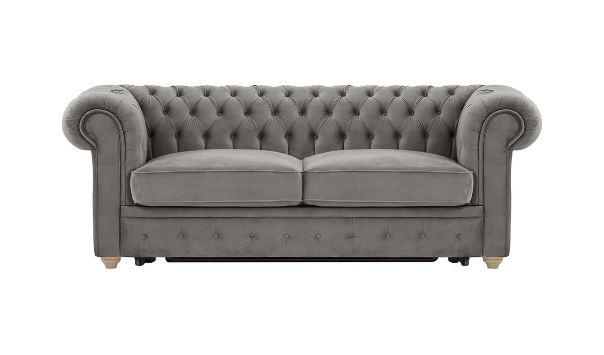 Chesterfield Max Borneo – Canapé trois places convertible avec sommier