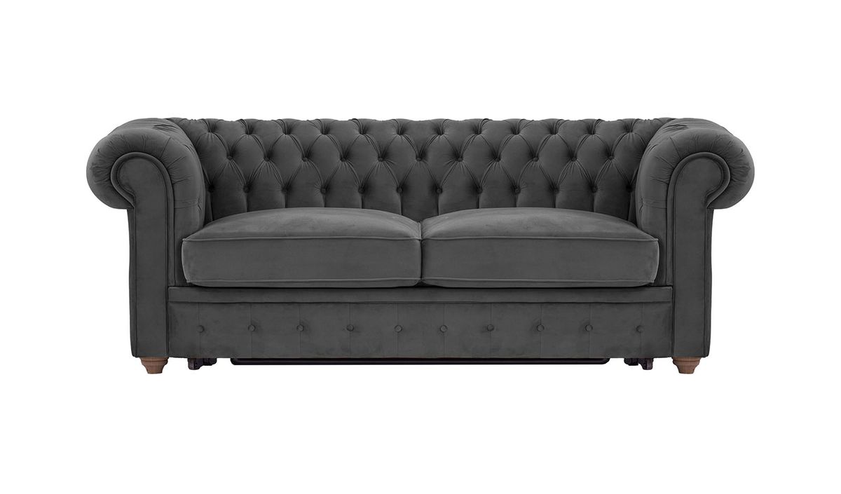 Chesterfield Max Borneo – Canapé trois places convertible avec sommier