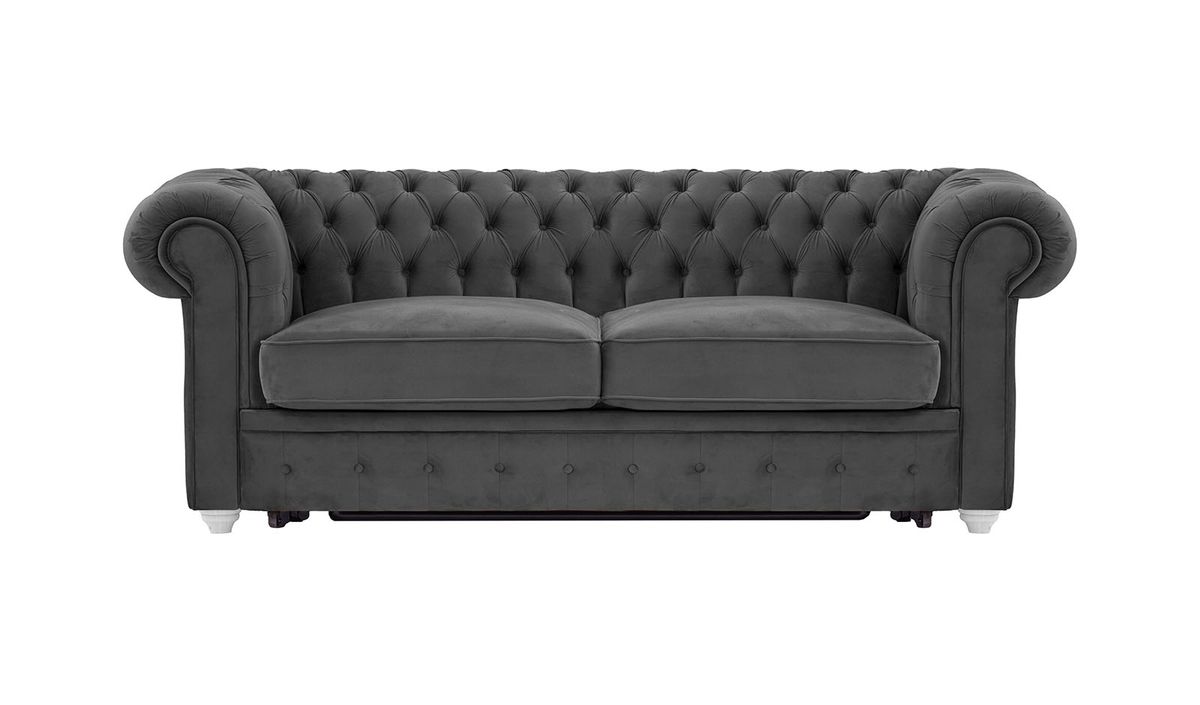 Chesterfield Max Borneo – Canapé trois places convertible avec sommier