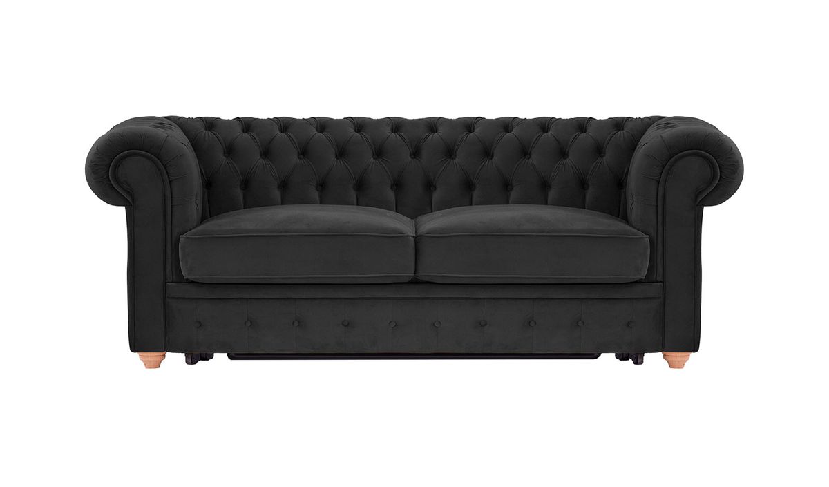 Chesterfield Max Borneo – Canapé trois places convertible avec sommier