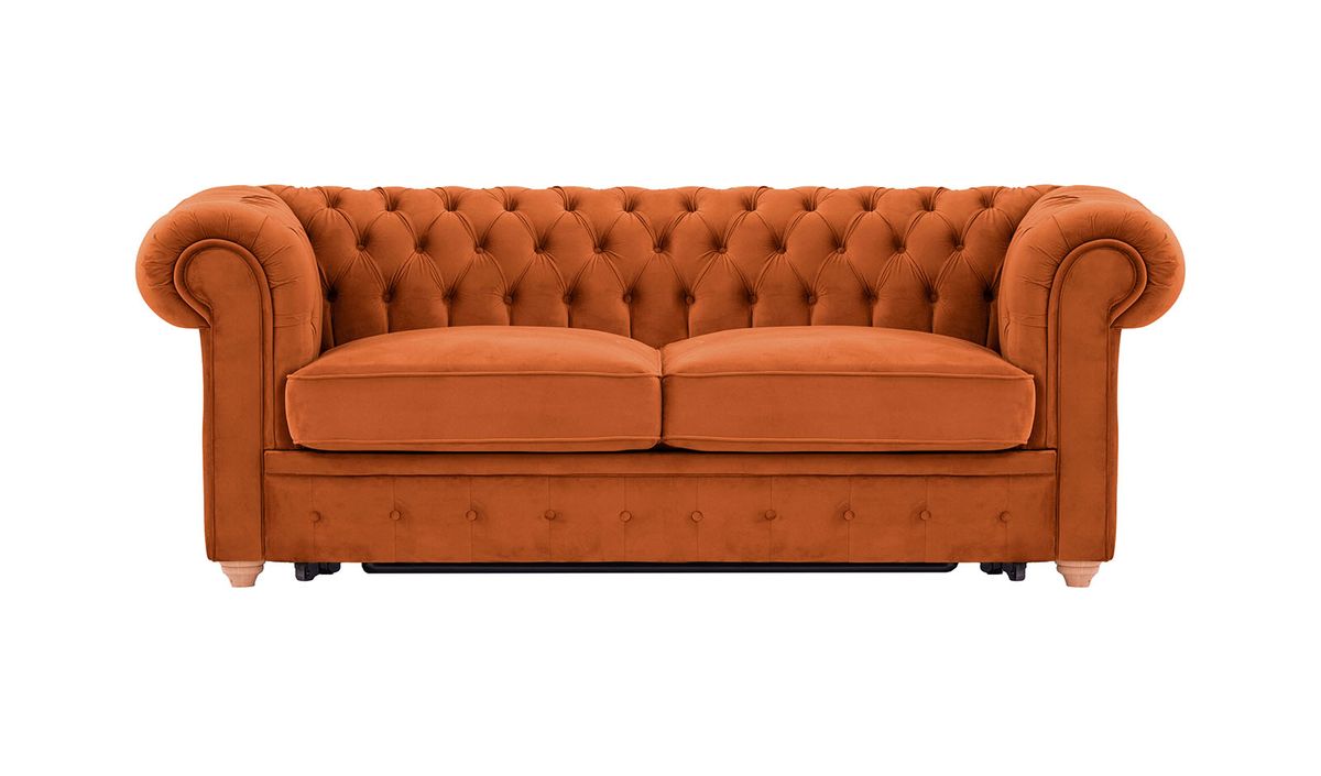 Chesterfield Max Borneo – Canapé trois places convertible avec sommier